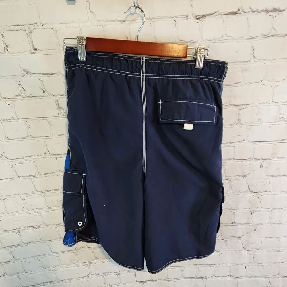 Men's Hang Ten swim trunks, size Large